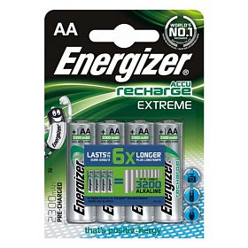 Аккумуляторы Energizer Recharge Extreme AA/HR06 LSD Ni-MH 2300 mAh BL 4шт