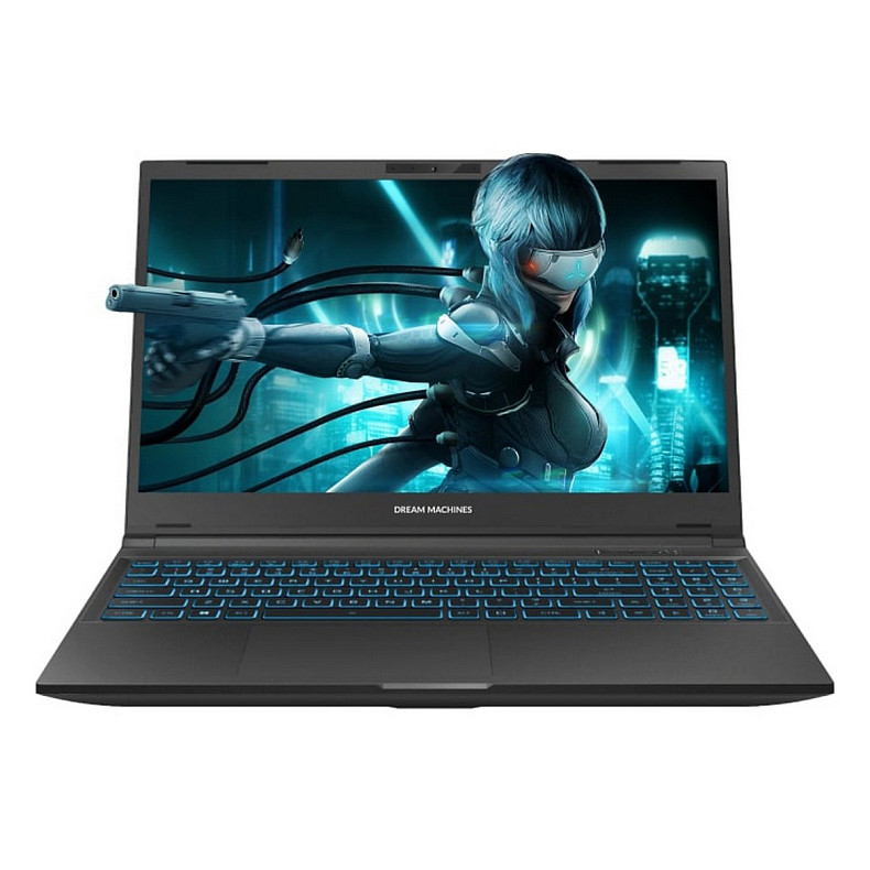 Ноутбук Dream Machines RG4050-15 15.6FHD IPS, Intel i7-13620H, 32GB, F1TB, NVD4050-6, DOS, черный