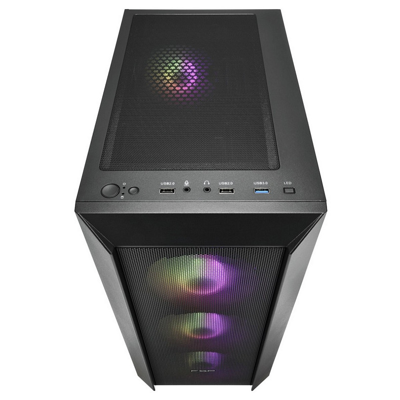 Корпус FSP CMT218AB без БЖ ATX Black