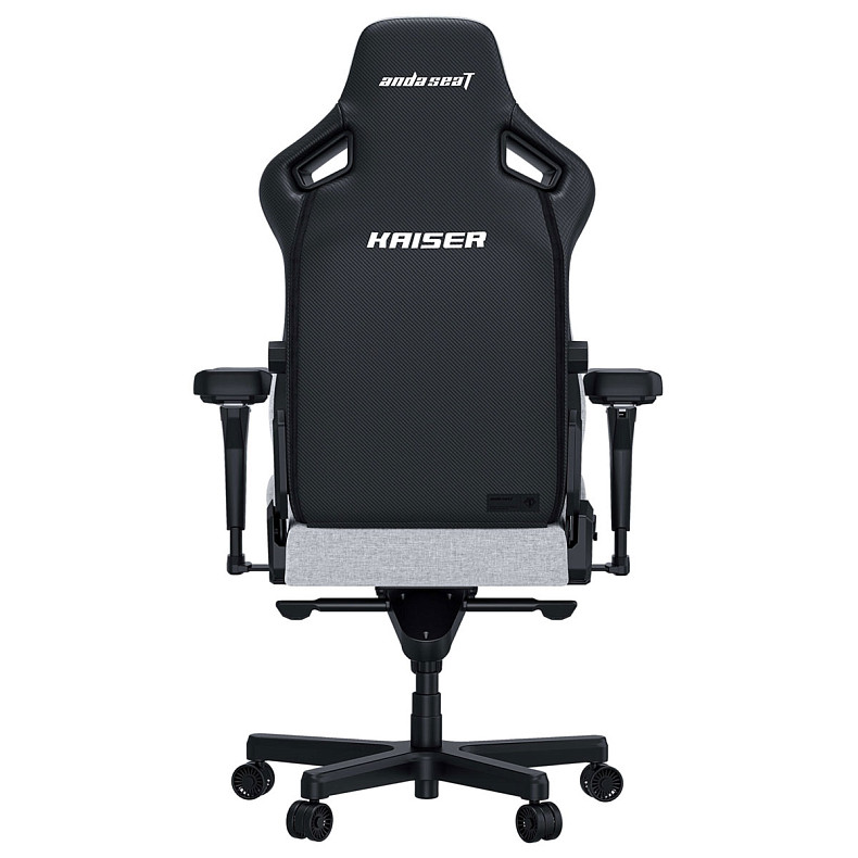 Кресло игровое Anda Seat Kaiser 4 Grey Fabric Size XL