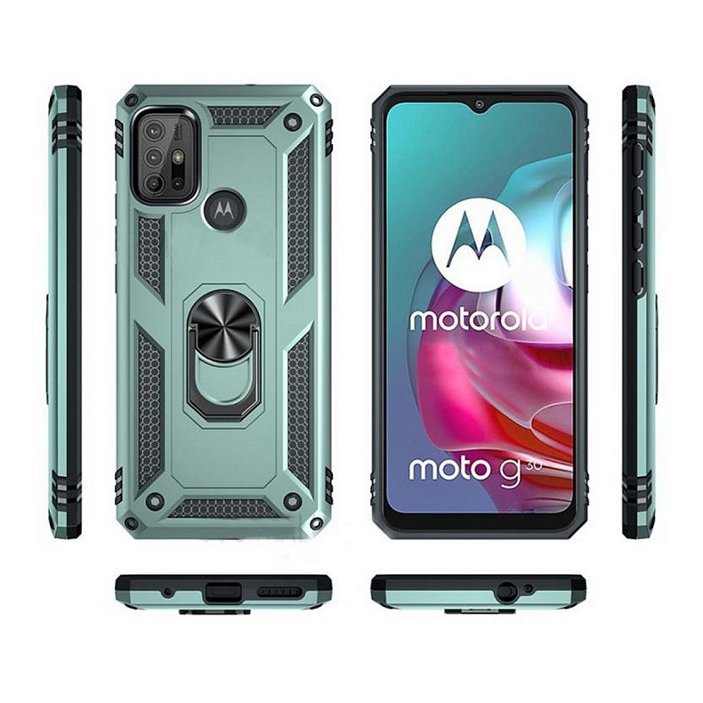 Чeхол-накладка BeCover Military для Motorola Moto G10/G10 Power/G20/G30 Dark Green (707107)