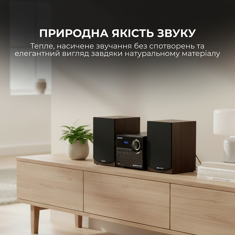 Музыкальный центр Sharp XL-B517D(BR) Brown