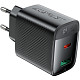 Зарядний пристрій Acefast 2xUSB 45W (USB-C+USB-A) Gan A106 Black