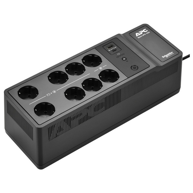 ДБЖ APC Back UPS 850VA/520W, USB charging port, USB, 6+2 Schuko (BE850G2-GR)