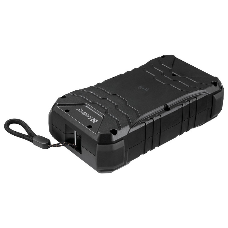 Універсальна мобільна батарея Sandberg Survivor 27000mAh PD65W, IP67,LED Torch,2xUSB-А 18W,USB-С 65W,QI-15W,UPS mode