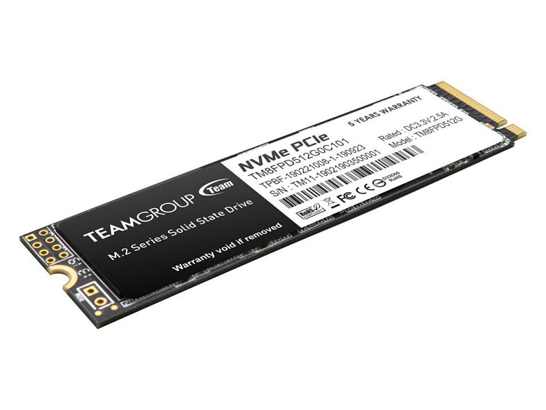 SSD диск Team MP33 Pro 512GB M.2 2280 PCIe 3.0 x4 3D TLC (TM8FPD512G0C101)