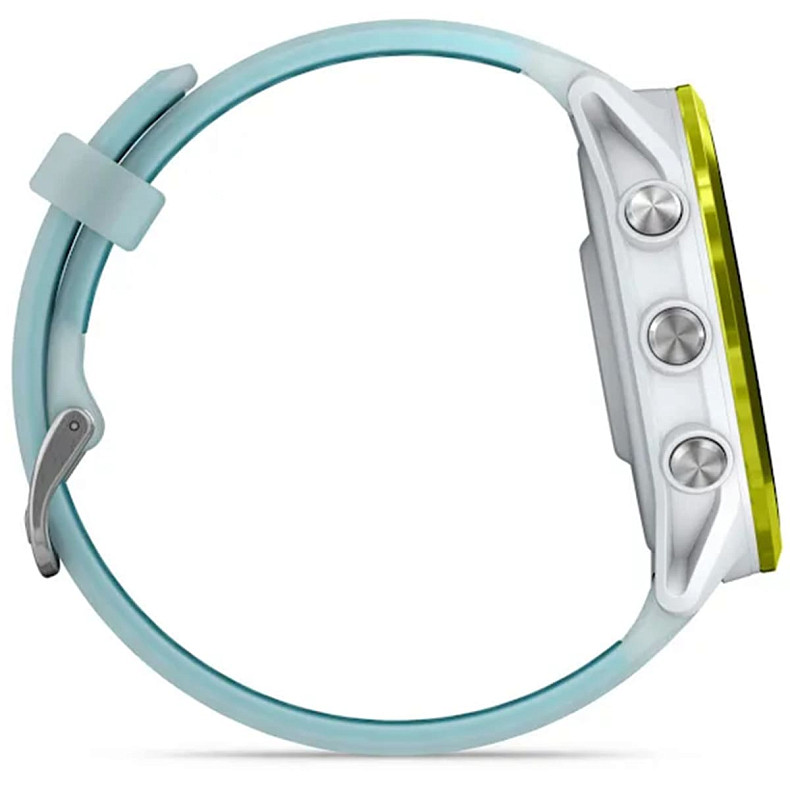 Спортивний годинник Garmin Forerunner 570 47mm Amp Yellow Aluminum with Translucent Whitestone/Turquoise Band (010-02971-01)