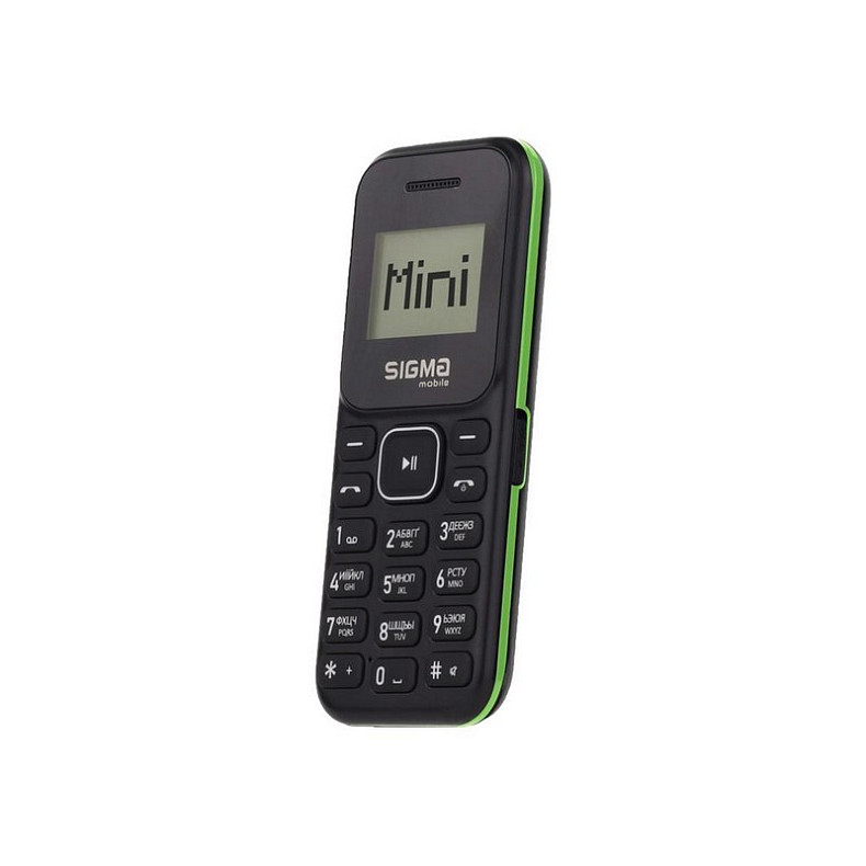 Мобільний телефон Sigma mobile X-style 14 Mini Dual Sim Black/Green