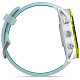 Спортивний годинник Garmin Forerunner 570 47mm Amp Yellow Aluminum with Translucent Whitestone/Turquoise Band (010-02971-01)
