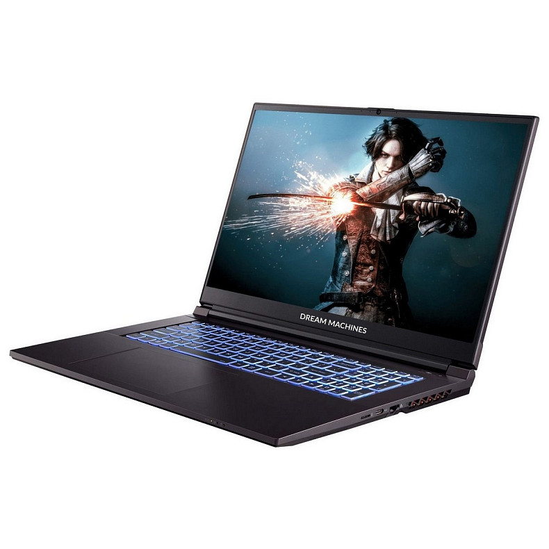 Ноутбук Dream Machines RG2050-17 17.3FHD IPS, Intel i5-12450H, 32GB, F1TB, NVD2050-4, DOS, черный