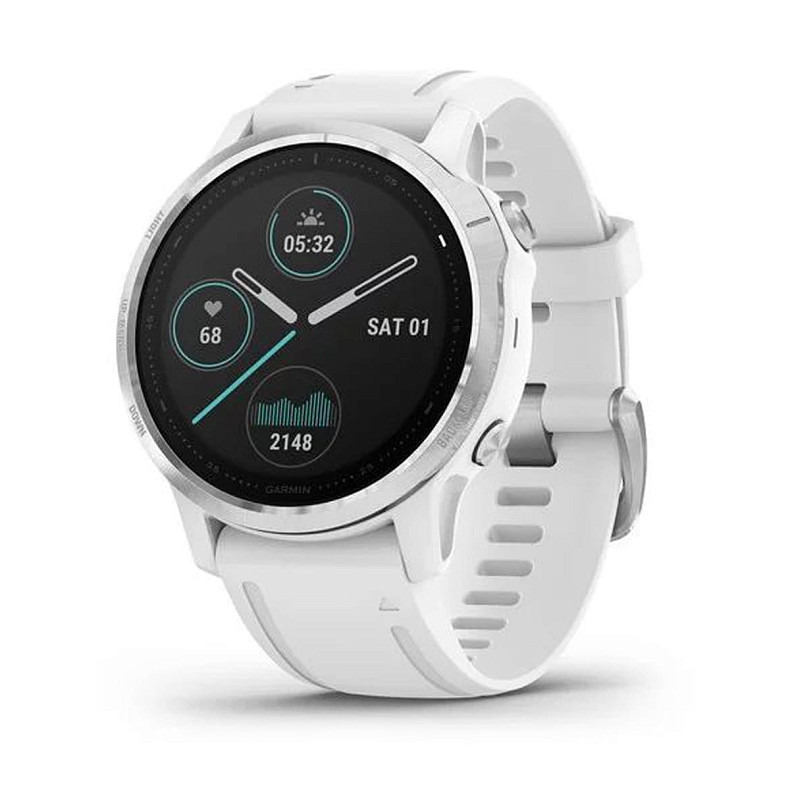 Мультиспортивные часы GARMIN Fenix 6S White with White Band