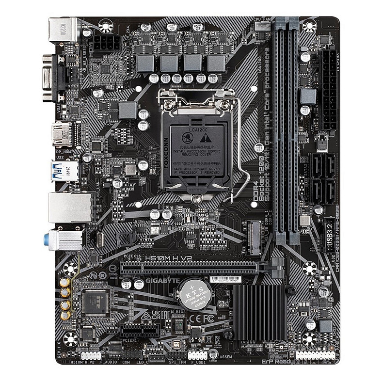 Материнская плата Gigabyte H510M H V2 Socket 1200