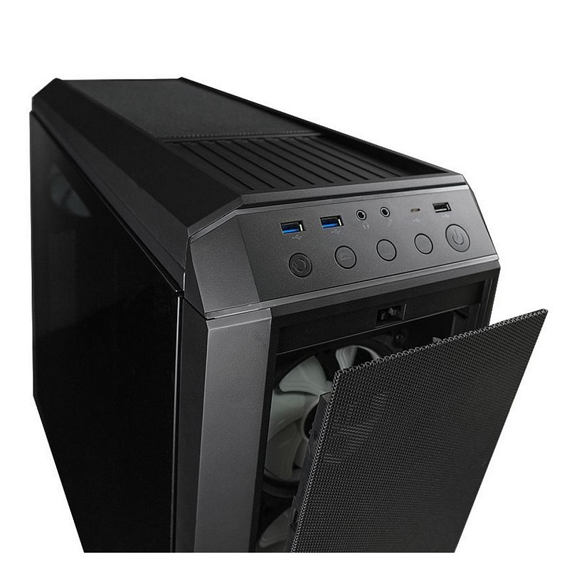 Корпус Chieftec STALLION 3 GP-03B-UC-OP 4x120mm A-RGB, USB-C, ATX, без БП, Black