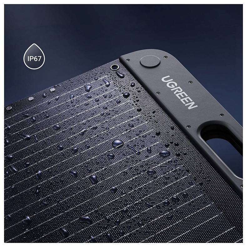 Солнечная панель Ugreen 100W Solar Panel SC100 IP67 MPPT XT60+MC4