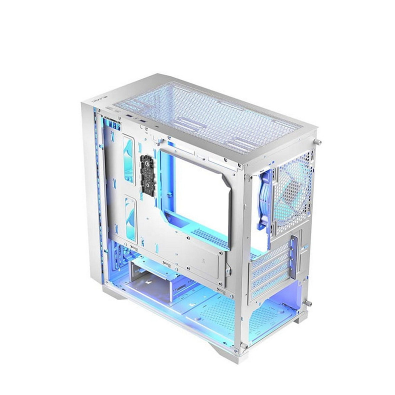 Корпус LogicConcept dart pro argb mini white mesh fans 3x120mm без БЖ mATX