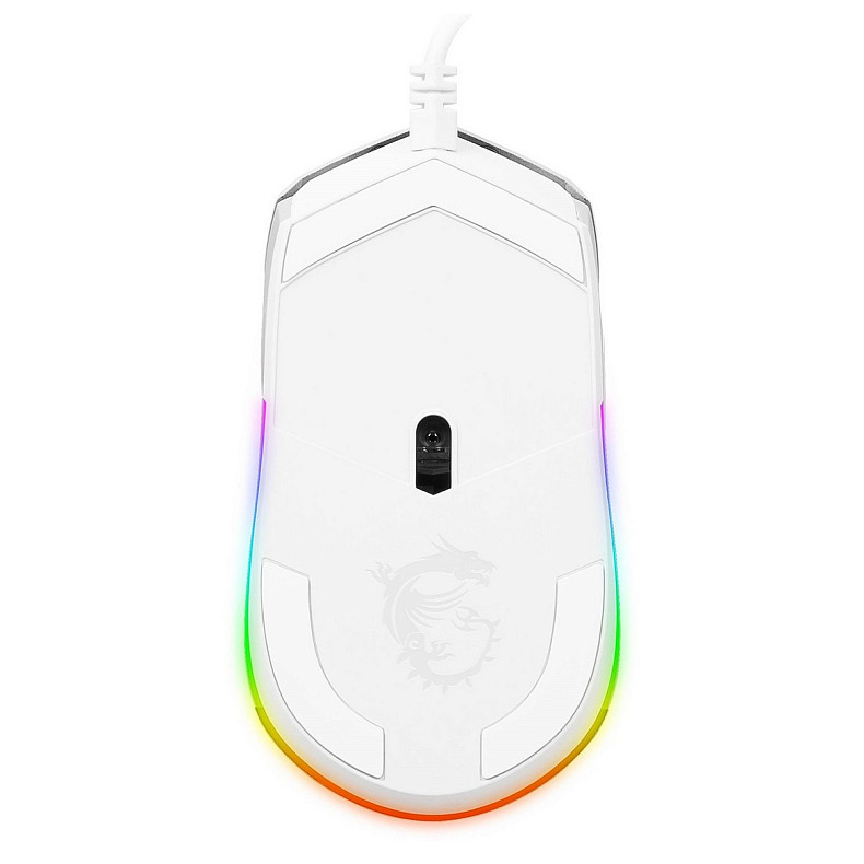 Комплект клавіатура та миша MSI Vigor GK30 COMBO WHITE UA USB, EN/UKR/RU, RGB, білий