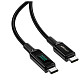 Кабель USB 2.0 USB-C to USB-C, 2 м, 100W, 5.0A, с дисплеем, C6-03 Acefast