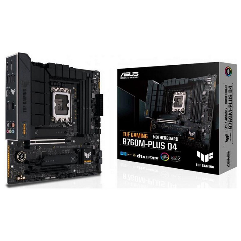 Материнська плата Asus TUF Gaming B760M-Plus D4 Socket 1700