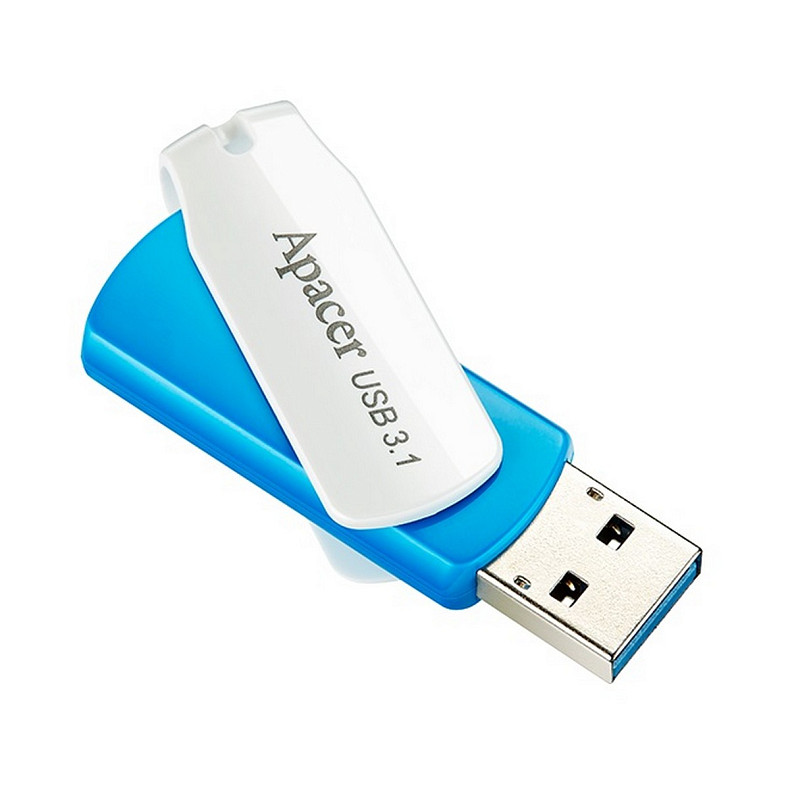 Флеш-накопичувач Apacer 32GB USB 3.1 Type-A AH357 Blue/White