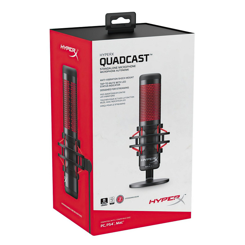 Микрофон HyperX QuadCast Black