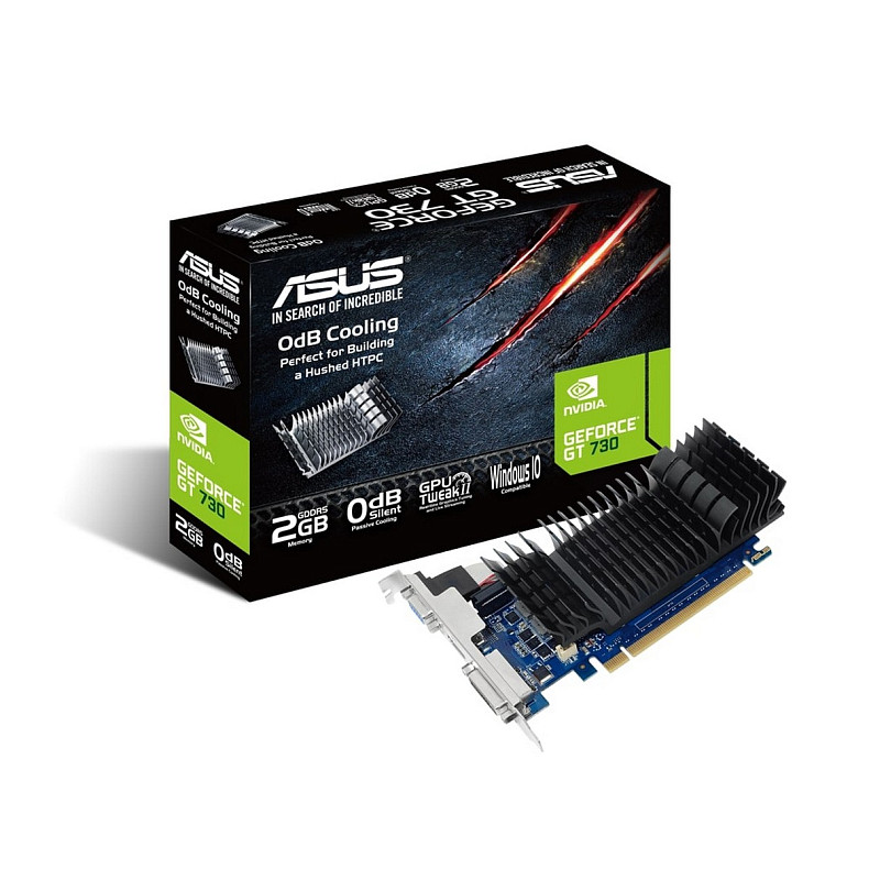 Видеокарта ASUS GeForce GT 730 2GB GDDR5 Silent loe GT730-SL-2GD5-BRK