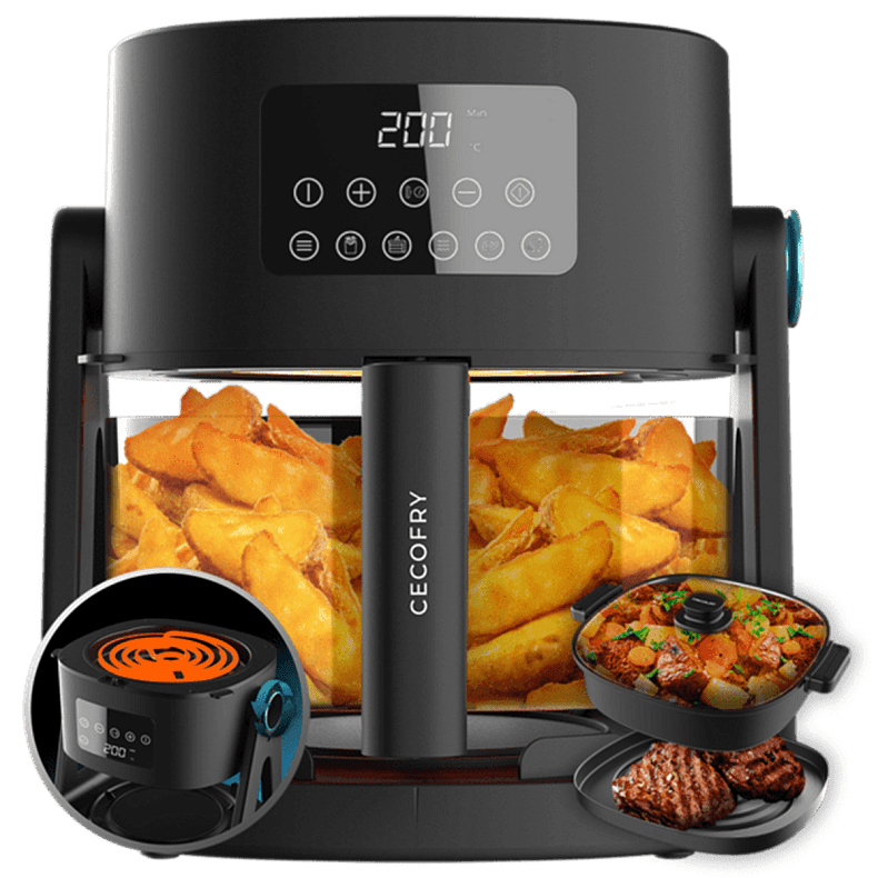 Мультипечь (аэрогриль-фритюрница) CECOTEC Cecofry Flip&Grill 4500