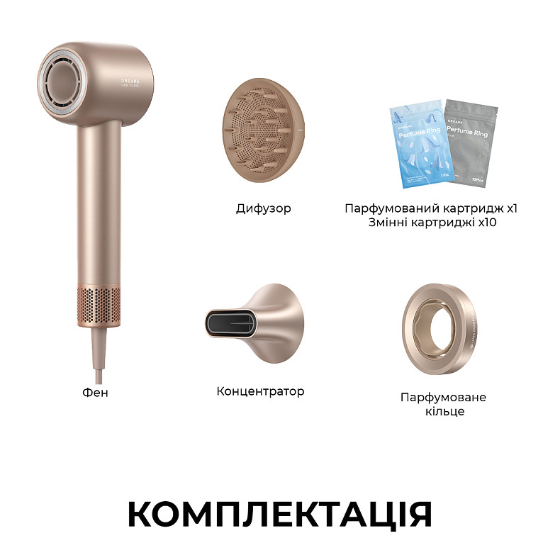 Фен Dreame Glory Mix - Gold (AHD18-GOLD)