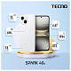 Смартфон TECNO Spark 40C (KM4k) 4/128GB Veil White