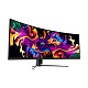 Монітор MSI 49" MPG 491CQP 2xHDMI, DP, USB-C, 2xUSB, QD-OLED, 5120x1440, 32:9, 144Hz, 0.03ms, sRGB 1