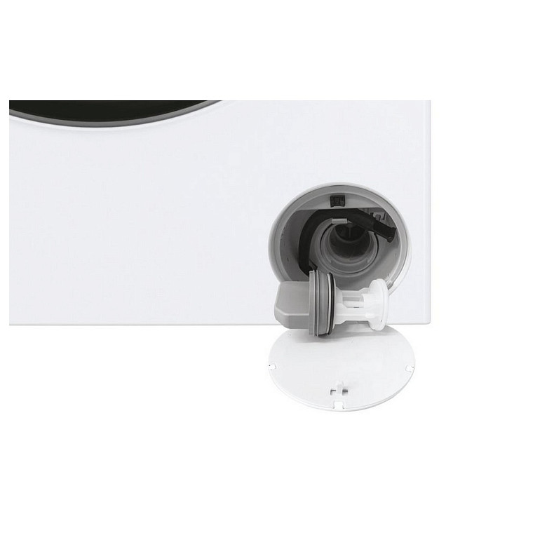 Пральна машина Haier фронтальна, 7кг, 1200, A+++, 44см, дисплей, пара, інвертор, люк чорний, прямий