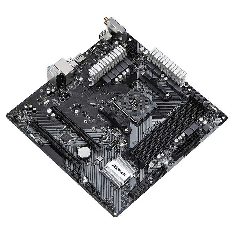 Материнська плата ASRock B450M/ac R2.0 Socket AM4