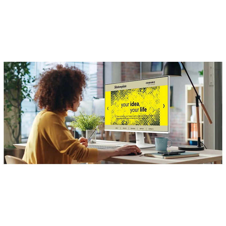 Монітор MSI 24.5" PRO MP251W-E2 D-Sub, HDMI, DP, MM, IPS, 120Hz, sRGB 99%, AdaptiveSync, білий