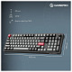 Клавиатура GamePro Asgard Drakkar Keychron Super Red Switch Black (MK305BK)
