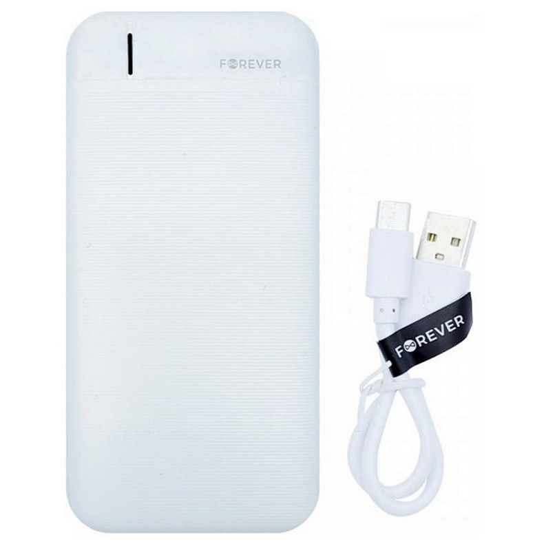 Універсальна мобільна батарея Forewer TB-100M 10000mAh White (1283126565106)