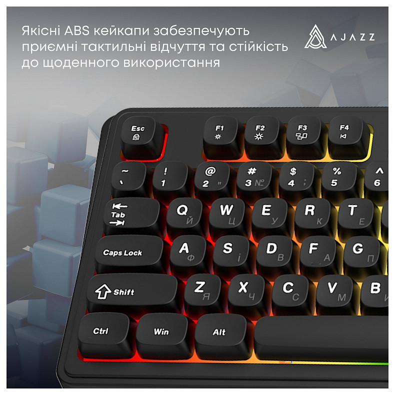Клавиатура Ajazz AF98 Black USB-C Black (AF98-B)