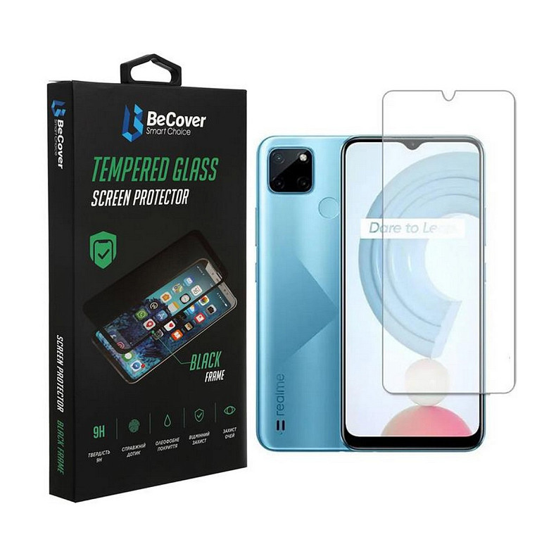 Захисне скло BeCover для Realme C21Y/C25Y Crystal Clear (707868)