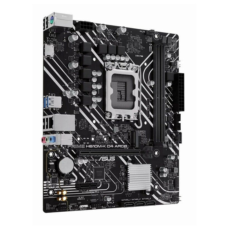 Материнская плата Asus Prime H610M-K D4 ARGB Socket 1700