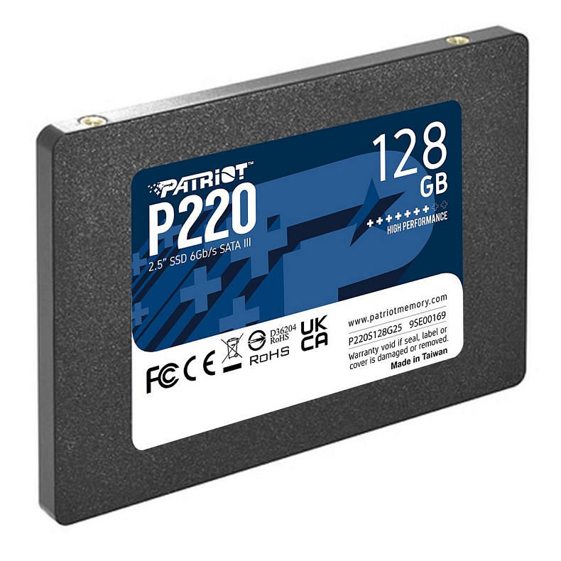 SSD диск Patriot P220 128GB 2.5" SATAIII TLC (P220S128G25)