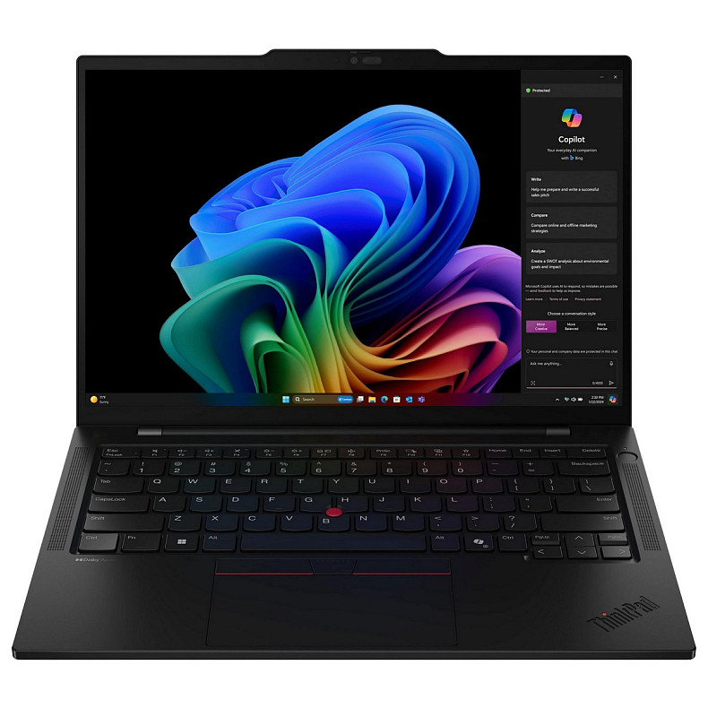 Ноутбук Lenovo ThinkPad T14S-G6 14" WUXGA IPS AG, AMD R7-360, 32GB, F1TB, UMA, Win11P, черный