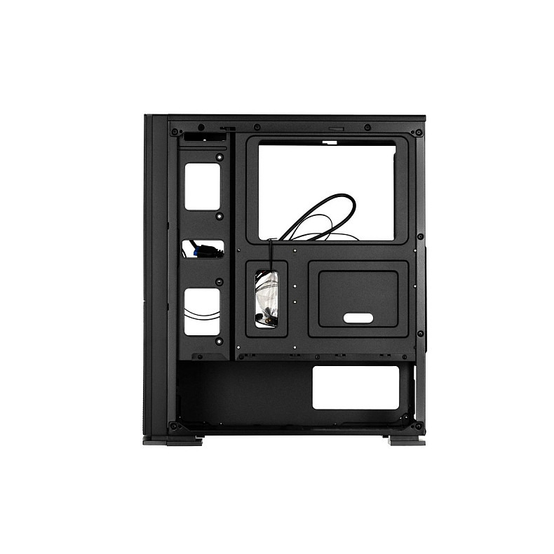 Корпус 2E Alfa G650, без БЖ, 2xUSB3.0, 1xUSB2.0, 1х120mm, Perforated Side, ATX, чорний