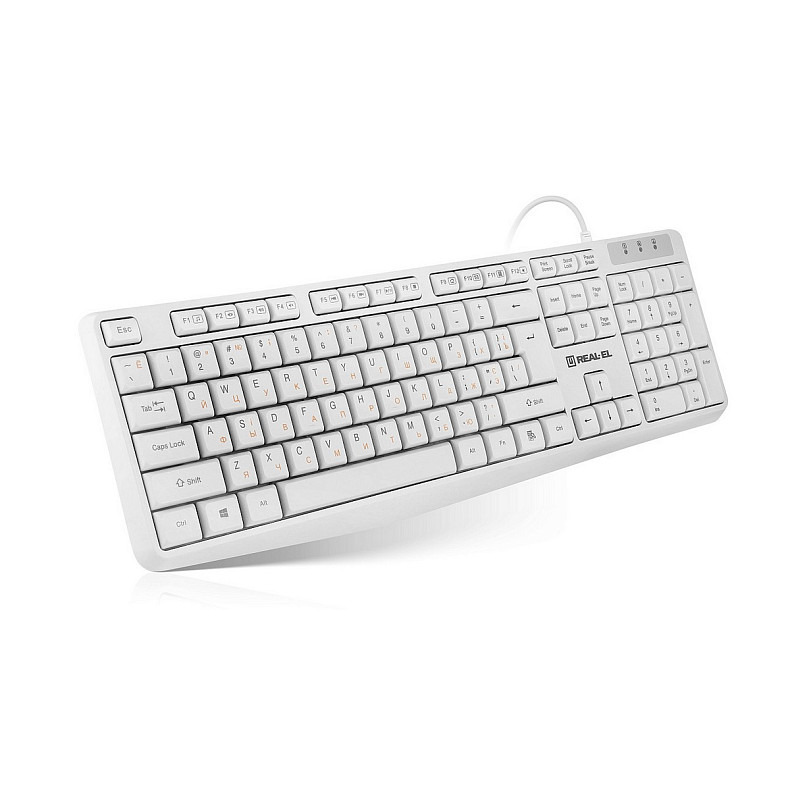 Клавіатура REAL-EL RK-513 White