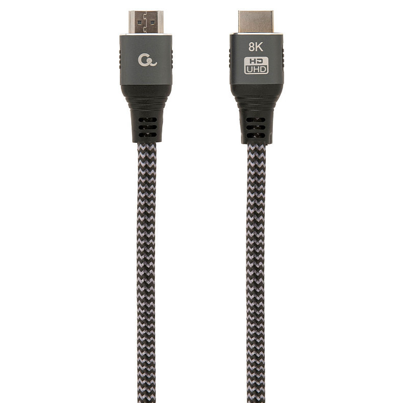 Кабель у блістері HDMI V.2.1, 8К 60 Гц, HDR10, HLG, 48Gbps, YUV 4:4:4, позолочені конектори, 3 м