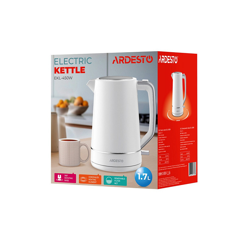 Електрочайник Ardesto EKL-450W