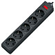 Мережевий фільтр DEFENDER (994860)ES 5m 5 роз black