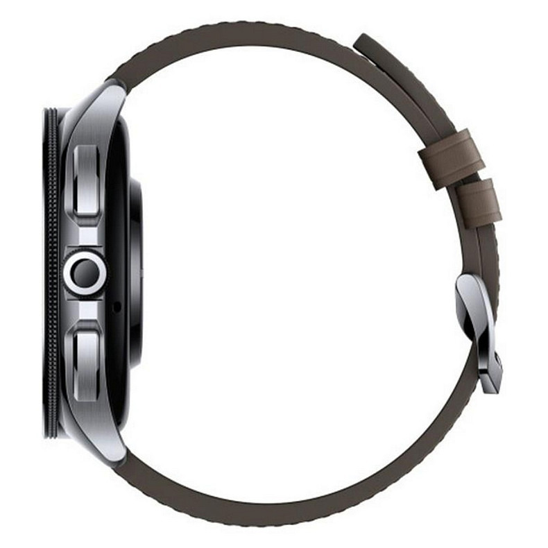 Смарт-часы Xiaomi Watch 2 Pro Silver Case with Brown Leather Strap (BHR7216GL)