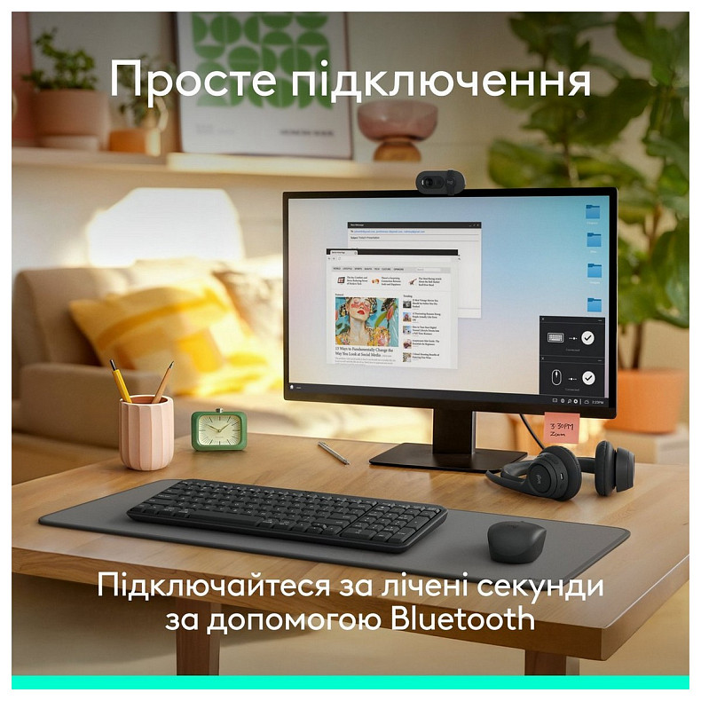 Бездротова Logitech K250 Graphite (920-013822)