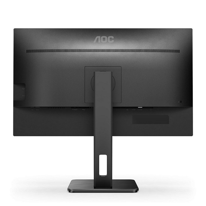 TFT 27" AOC Q27P2CA, IPS, QHD, HDMI, DP, USB-C, USB-hub, HAS, колонки, чорний