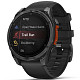 Спортивные часы GARMIN Fenix 8 47mm AMOLED Slate Grey with Black Silicone Band