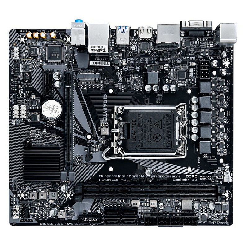 Материнська плата Gigabyte H610M S2H V2 Socket 1700