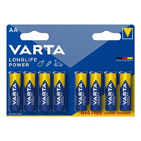 Батарейка Varta Longlife Power AA BLI 1.5V (8 шт)